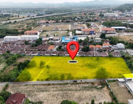 ขายที่ดินเปล่า บ้านฉาง ระยอง ศักยภาพสูงทำเลเติบโตต่อเนื่อง พื้นที่ 7 ไร่