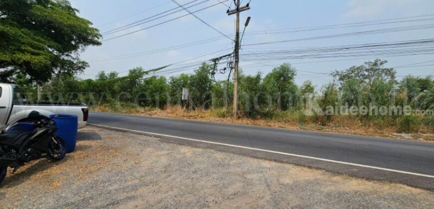 ที่ดินเปล่า 1 ไร่ ลาดหลุมแก้ว ปทุมธานี ใกล้โรงพยาบาล ราคาถูก