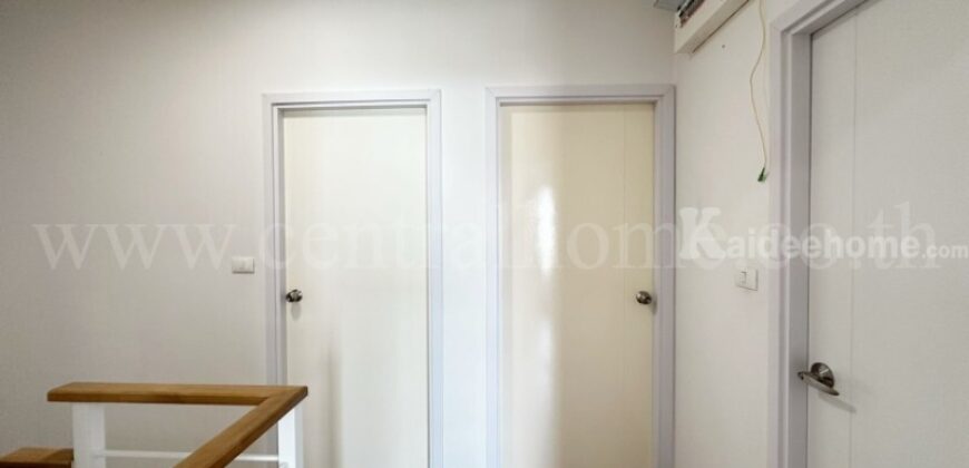 ทาวน์โฮม เดอะ คอนเนค @รังสิต คลอง 2 หลังริม ต่อเติมครบ ราคาถูก