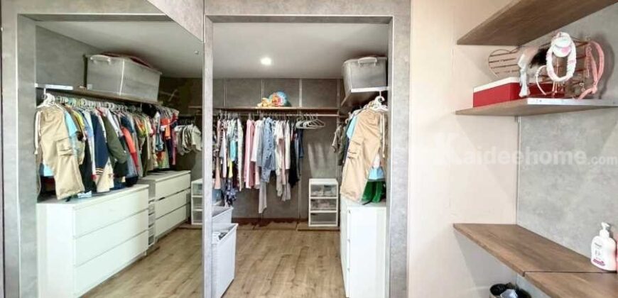 ขาย!! บ้านเดี่ยวหลังริม บุราสิริ ท่าข้าม – พระราม2 (ขนาด 94 ตร.ว.) ถนนกาญจนาภิเษก ท่าข้าม บางขุนเทียน กทม. : Burasiri Thakham-Rama 2