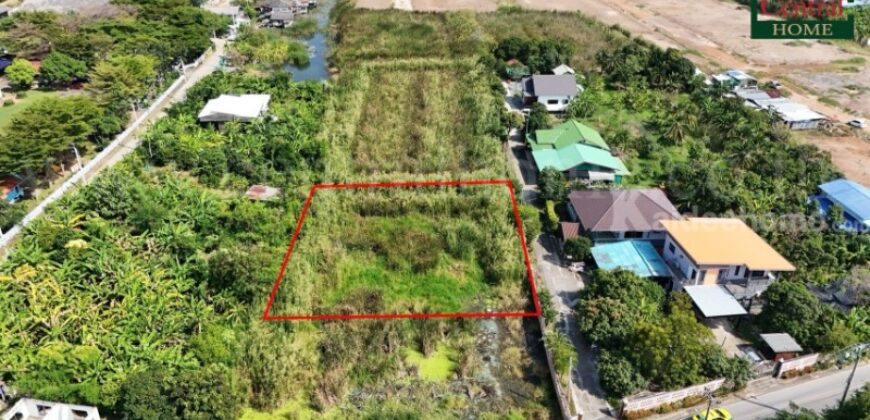 ที่ดินเปล่า 266 ตร.วา ท่าอิฐ 15 แยกตาลเดียว – วัดบางบัวทอง นนทบุรี