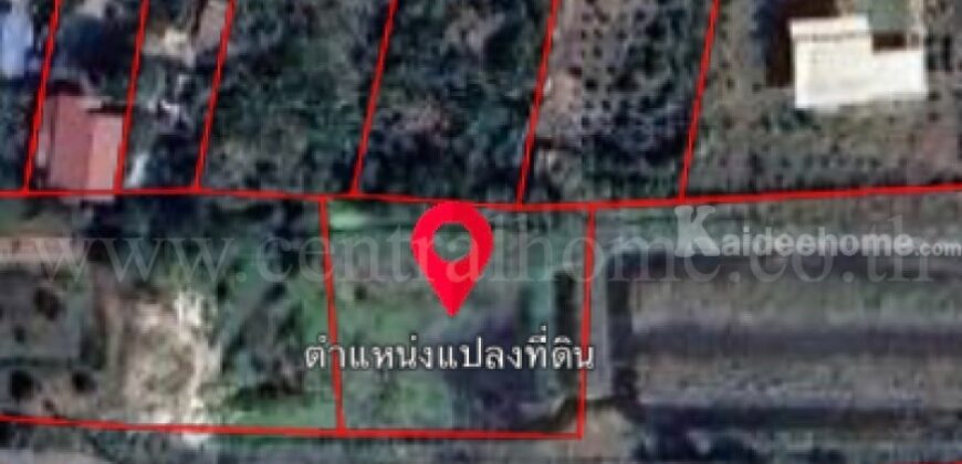 ที่ดินเปล่า 266 ตร.วา ท่าอิฐ 15 แยกตาลเดียว – วัดบางบัวทอง นนทบุรี