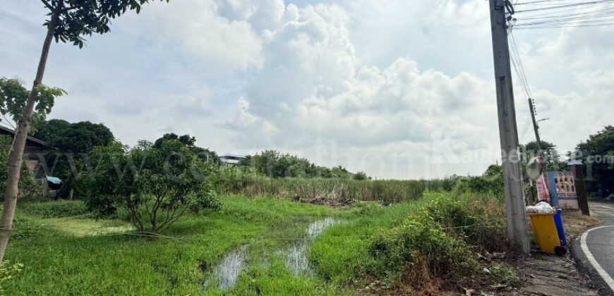 ที่ดินเปล่า 266 ตร.วา ท่าอิฐ 15 แยกตาลเดียว – วัดบางบัวทอง นนทบุรี
