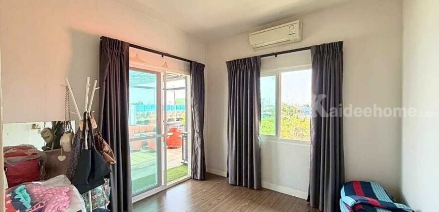 ขาย!! บ้านเดี่ยวหลังริม บุราสิริ ท่าข้าม – พระราม2 (ขนาด 94 ตร.ว.) ถนนกาญจนาภิเษก ท่าข้าม บางขุนเทียน กทม. : Burasiri Thakham-Rama 2