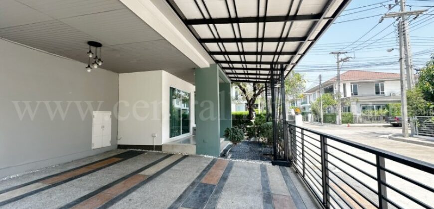 บ้านเดี่ยว ฮาบิเทีย บอนด์ ราชพฤกษ์ หลังมุม ต่อเติมครบ พร้อมอยู่