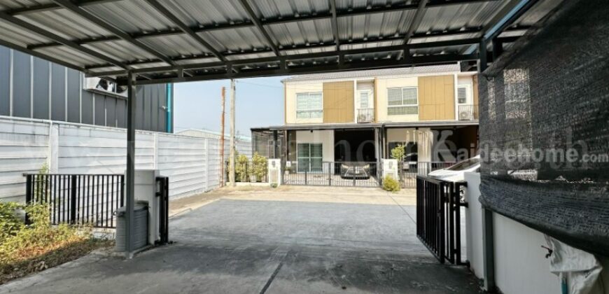 ทาวน์โฮม เดอะ คอนเนค @รังสิต คลอง 2 หลังริม ต่อเติมครบ ราคาถูก