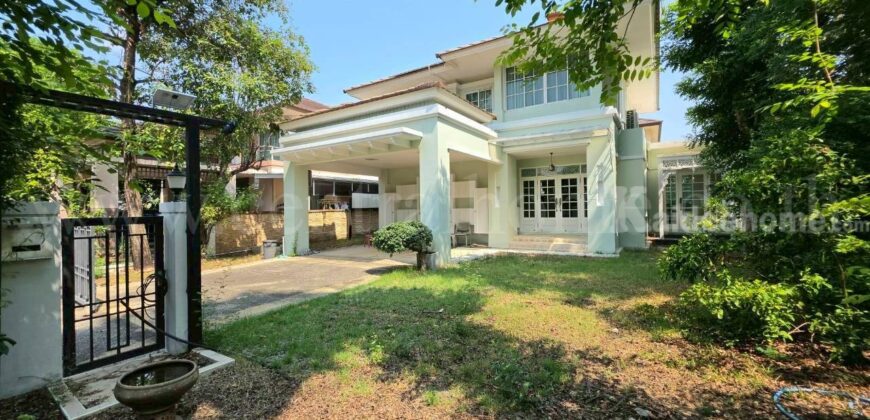 บ้านเดี่ยว เศรษฐสิริ ประชาชื่น เรสซิเด้นซ์ 4 หลังริม รีโนเวทใหม่ พร้อมเข้าอยู่