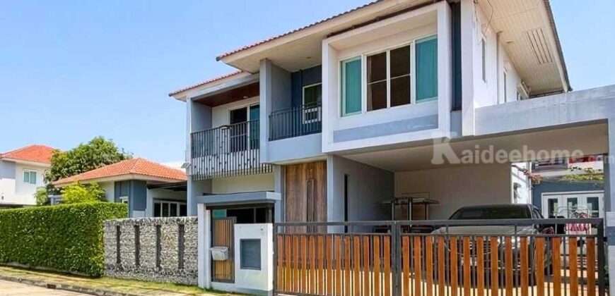 ขาย!! บ้านเดี่ยวหลังริม บุราสิริ ท่าข้าม – พระราม2 (ขนาด 94 ตร.ว.) ถนนกาญจนาภิเษก ท่าข้าม บางขุนเทียน กทม. : Burasiri Thakham-Rama 2