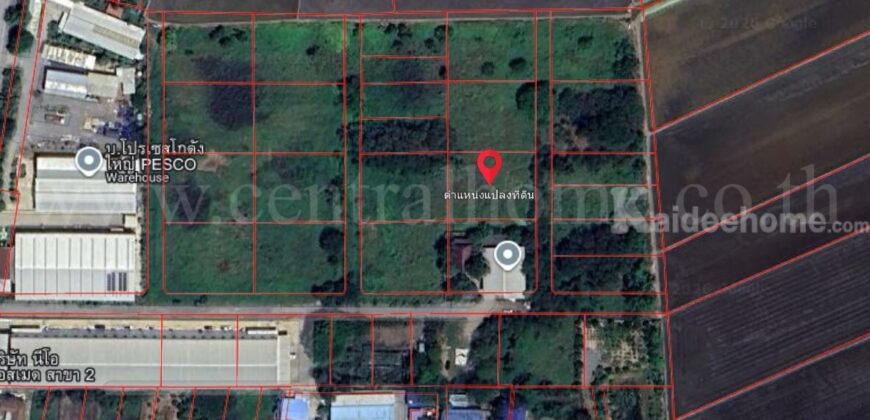 ที่ดินเปล่า 1 ไร่ ลาดหลุมแก้ว ปทุมธานี ใกล้โรงพยาบาล ราคาถูก