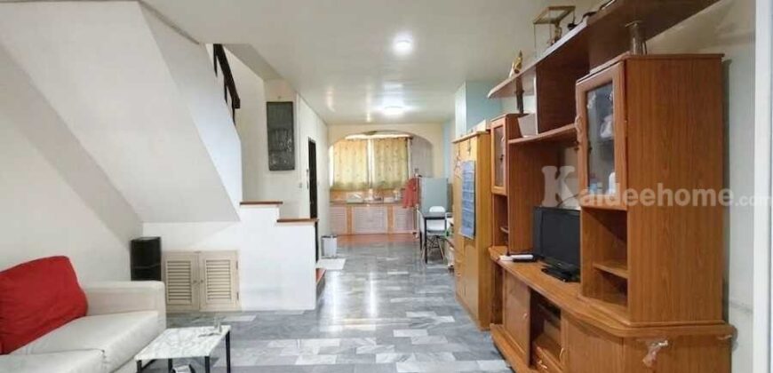 ขาย!! ทาวน์โฮม หมู่บ้านร็อคการ์เด้นโฮม2 (ขนาด 19 ตร.ว.) ซอยวัชรพล3 แยก1 สายไหม : Rock Garden Home 2