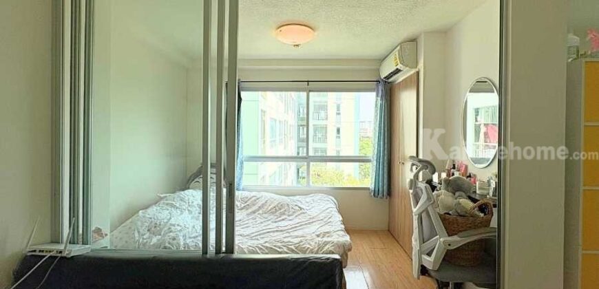 ขาย!! คอนโด ลุมพินี วิลล์ อ่อนนุช-ลาดกระบัง ชั้น 4 อาคาร C (ขนาด 23 ตร.ม.) ใกล้สนามบินสุวรรณภูมิ และรถไฟฟ้า Airport Rail Link ลาดกระบัง กรุงเทพ : Lumpini Ville Onnut – Latkrabang