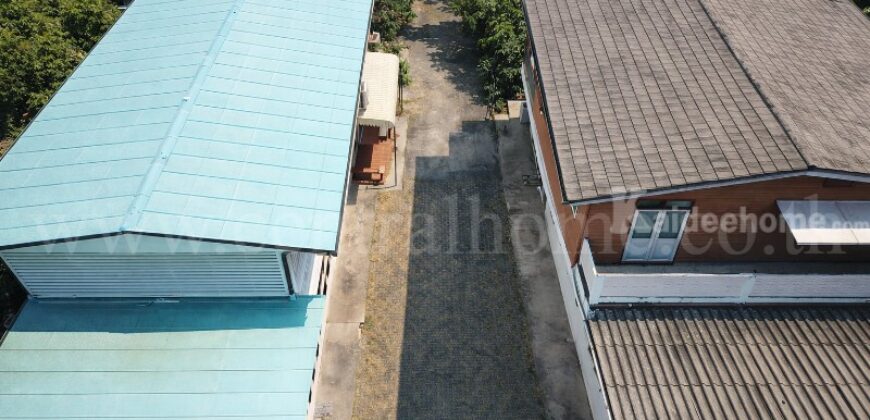 ที่ดินเปล่า พร้อมสิ่งปลูกสร้าง 1 ไร่ ถนนเลียบคลองประปา ฝั่งแจ้งวัฒนะ ทำเลดี