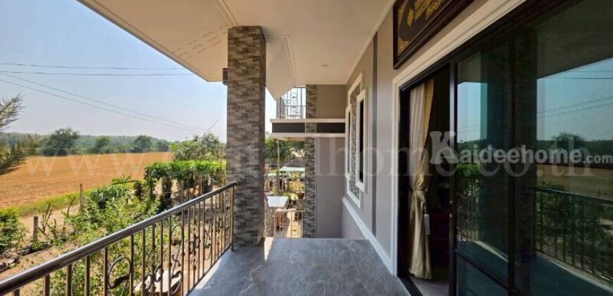 บ้านสวน 250 ตารางวา ถนนรังสิต-นครนายก คลอง 14 องครักษ์