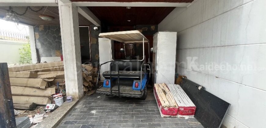 ทาวน์เฮ้าส์ 3 ชั้น ซอยงามวงศ์วาน 47 โครงสร้างดี แปลงริม เหมาะลงทุนรีโนเวท