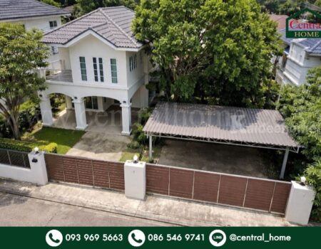 บ้านเดี่ยว แกรนด์โฮม พหลโยธิน 48 พร้อมเรือนรับรอง สภาพดี หลังมุม