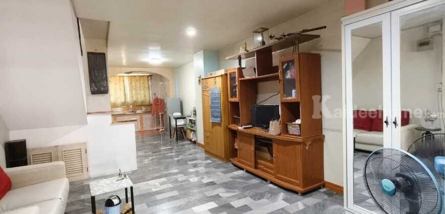 ขาย!! ทาวน์โฮม หมู่บ้านร็อคการ์เด้นโฮม2 (ขนาด 19 ตร.ว.) ซอยวัชรพล3 แยก1 สายไหม : Rock Garden Home 2