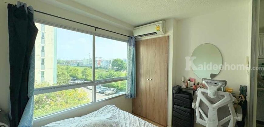 ขาย!! คอนโด ลุมพินี วิลล์ อ่อนนุช-ลาดกระบัง ชั้น 4 อาคาร C (ขนาด 23 ตร.ม.) ใกล้สนามบินสุวรรณภูมิ และรถไฟฟ้า Airport Rail Link ลาดกระบัง กรุงเทพ : Lumpini Ville Onnut – Latkrabang