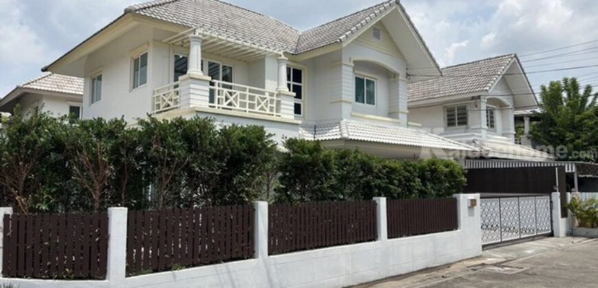 รหัสC7106 ให้เช่าและขายบ้านเดี่ยว 2ชั้น บ้านสวนราชา ถนนประเสริฐมนูกิจ ทะลุซอยรามอินทรา 14 ได้