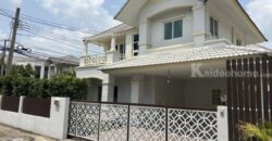 รหัสC7106 ให้เช่าและขายบ้านเดี่ยว 2ชั้น บ้านสวนราชา ถนนประเสริฐมนูกิจ ทะลุซอยรามอินทรา 14 ได้