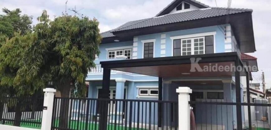 รหัสC7108 ให้เช่าบ้านเดี่ยว 2ชั้น หมู่บ้านมณียา ท่าอิฐ รัตนธิเบศน์ ไทรม้า นนทบุรี