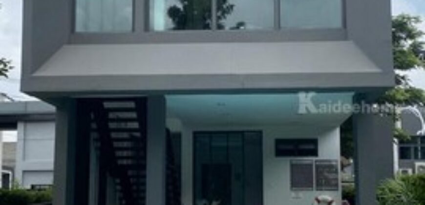 รหัสC7113 ให้เช่าทาวน์เฮ้าส์ 2ชั้น เวิร์ฟ พระราม 9 กรุุงเทพกรีฑา Verve Rama 9 Krungthep Kreetha