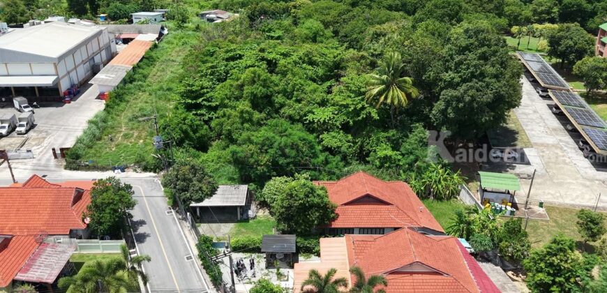 ที่ดินชลบุรี บางละมุง พฤกษาเปี่ยมสุข เนื้อที่ 2-2-6.2 0 ไร่ ผังเมืองสีส้ม