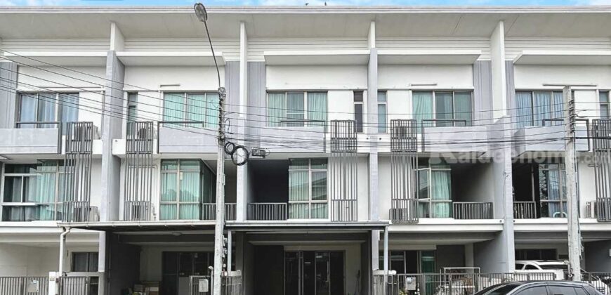 ขายถูกที่สุด!! ทาวน์โฮม 3 ชั้น เพล็กซ์ วัชรพล (ขนาด 22 ตร.ว.) แขวงท่าแร้ง เขตบางเขน กทม. : PLEX Watcharapol