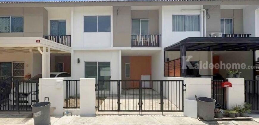 ขาย!! ทาวน์โฮม บ้านพฤกษา 112 สถานีรถไฟฟ้าคลองบางไผ่-บางใหญ่ (ขนาด 18 ตร.ว.) ถ.จันทร์ทองเอี่ยม บางแม่นาง บางใหญ่ นนทบุรี : Baan Pruksa 112 Klongbangpai Station-Bangyai