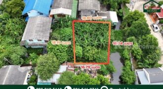 ที่ดิน 80.6 ตร.ว. ซอยจรัญสนิทวงศ์ 3 (ซอยสมชาย) ที่ริมคลอง ราคาถูกมาก