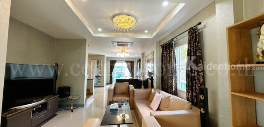 บ้านเดี่ยว สิริวลัย รังสิตคลอง 1 บ้านสวย สภาพใหม่ ต่อเติมแล้ว ราคาถูกที่สุดในโครงการ