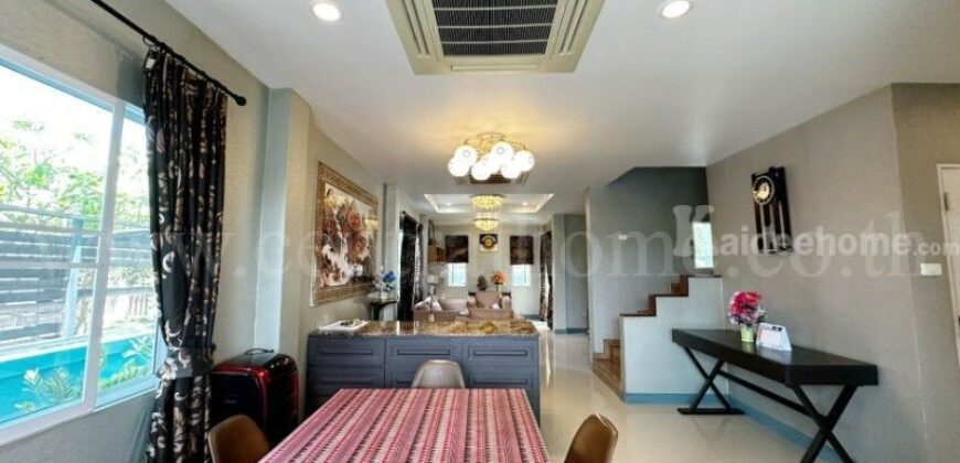บ้านเดี่ยว สิริวลัย รังสิตคลอง 1 บ้านสวย สภาพใหม่ ต่อเติมแล้ว ราคาถูกที่สุดในโครงการ