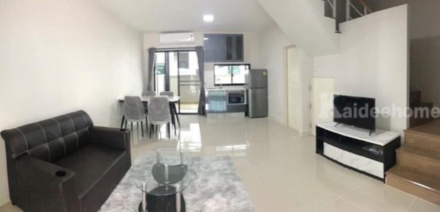 รหัสC7131 ให้เช่า ขายทาวน์โฮม 3ชั้น บ้านกลางเมือง ศรีนครินทร์-อ่อนนุช หลังมุม มีพื้นที่ด้านข้าง