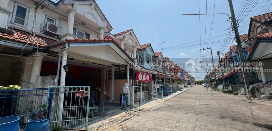 ขายทาวน์เฮ้าส์ 2 ชั้น หมู่บ้านกานดา กม.23 พระราม2-นาดี พื้นที่ 20 ตรว. ราคาถูกที่สุดในโครงการนี้แล้ว ขายเพียง 1.4 ล้านบาท ใกล้เซ็นทรัล มหาชัย
