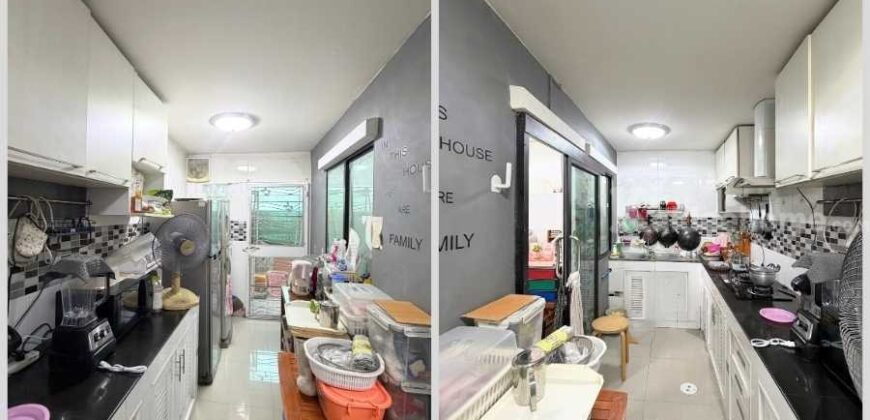 ขาย!! ทาวน์เฮ้าส์ 2 ชั้น บ้านพฤกษา 79 ลำลูกกา คลอง 3 (พนาลี 23) (หลังมุม ขนาด 32 ตร.ว.) ต่อเติมพร้อมอยู่ ลำลูกกา ปทุมธานี : Baan Pruksa 79 Lumlukka Klong 3