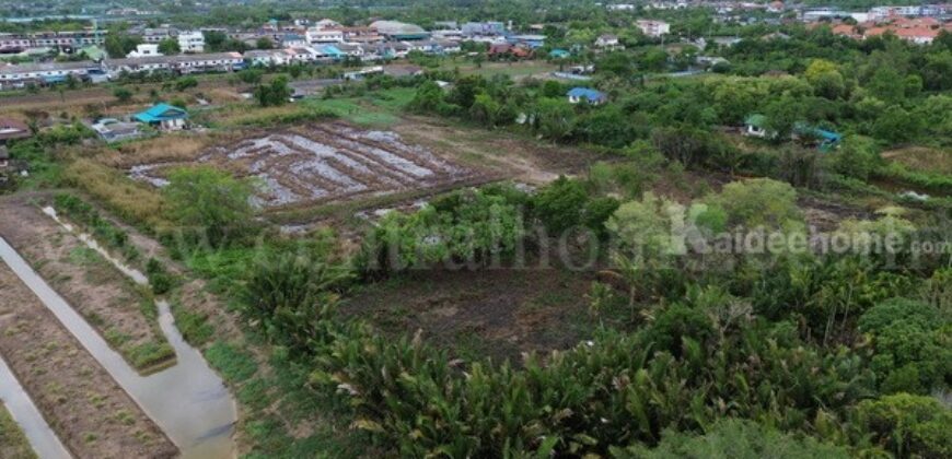 ที่ดินแปลงสี่เหลี่ยมสวย ทำเล EEC ใจกลางเมืองฉะเชิงเทรา