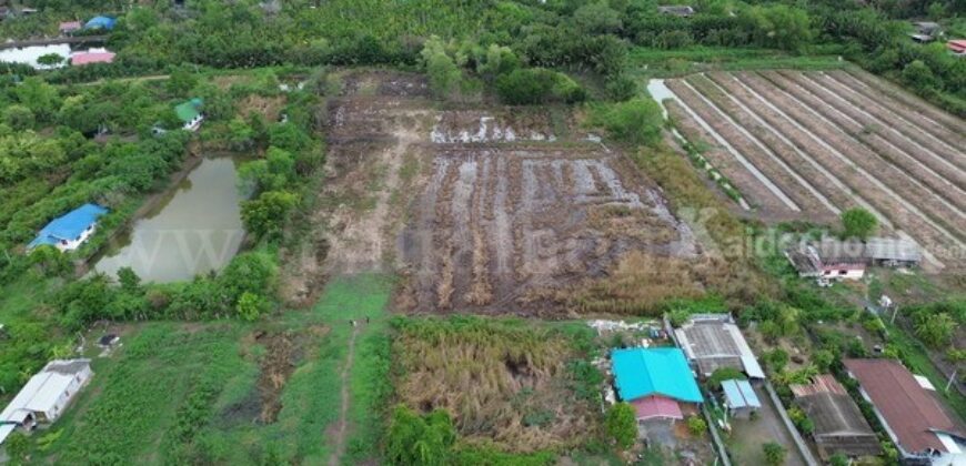 ที่ดินแปลงสี่เหลี่ยมสวย ทำเล EEC ใจกลางเมืองฉะเชิงเทรา
