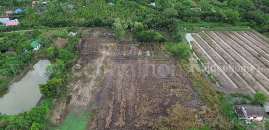 ที่ดินแปลงสี่เหลี่ยมสวย ทำเล EEC ใจกลางเมืองฉะเชิงเทรา