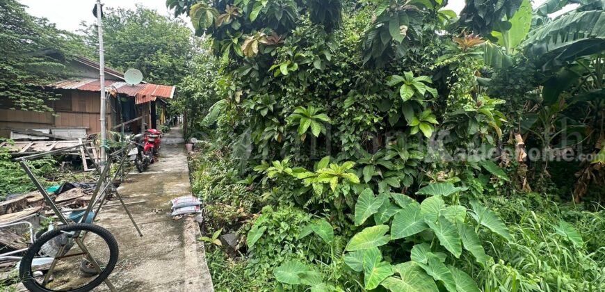 ที่ดิน 80.6 ตร.ว. ซอยจรัญสนิทวงศ์ 3 (ซอยสมชาย) ที่ริมคลอง ราคาถูกมาก
