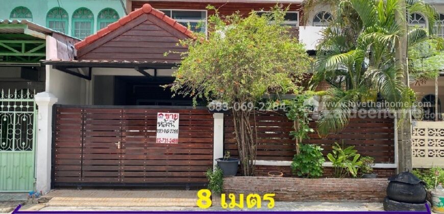 ขายบ้าน ทาวน์โฮม ม.ฝนทองนิเวศน์ หลังใหญ่พิเศษ ติด สถานีรถไฟฟ้าพหลโยธิน59