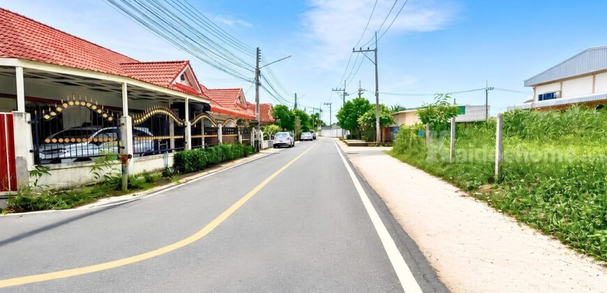 ขายที่ดินบางละมุง โครงการพฤกษาเปี่ยมสุข 2-2-6.2ไร่ ผังสีส้ม แปลงสวย ทำเลดี