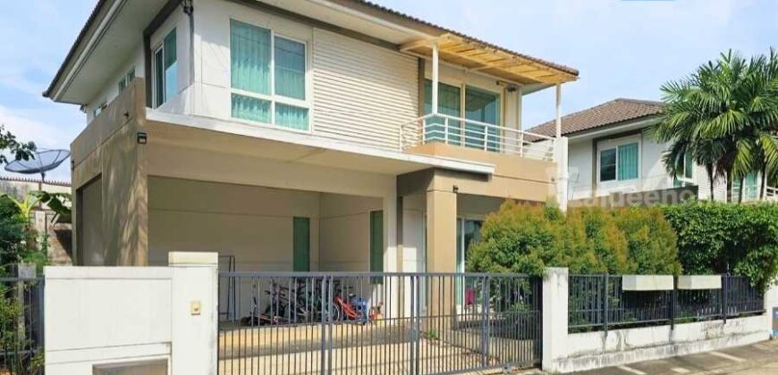 บ้านเดี่ยว 2 ชั้น พฤกษ์ลดา บางพลี (ขนาด 50 ตร.ว. ทั้งโครงการมีเพียง 36 หลัง!) ซอยสุขาภิบาล6 บางพลี สมุทรปราการ : Pruklada Bangplee