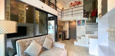ให้เช่า!! คอนโด ไอดีโอ นิว พระราม 9 (ห้อง Duplex ขนาด 52 ตร.ม.) วิวเมือง ไม่มีตึกบัง ชั้น 21 พระรามเก้าตัดใหม่ หัวมุมถนนพระรามเก้าตัดรามคำแหง บางกะปิ กทม. : Ideo New Rama9