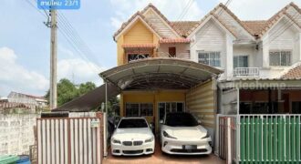 ขาย!! ทาวน์เฮ้าส์ หมู่บ้านรัชธานี7 สายไหม23/1 (หลังริม ขนาด 32 ตร.ว.) สภาพดีพร้อมเข้าอยู่ สายไหม กทม. : Ratchathanee 7