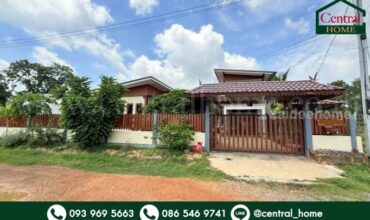 บ้านเดี่ยว 100 ตร.ว ปลูกบนเนินเขา หนองยาว เมืองสระบุรี บ้านสวยพร้อมอยู่ ราคาถูก