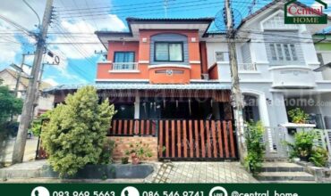 ทาวน์โฮม บ้านวรางกูล รังสิต – คลองสาม (หลังมุม) พร้อมอยู่ ราคาถูกที่สุดในโครงการ