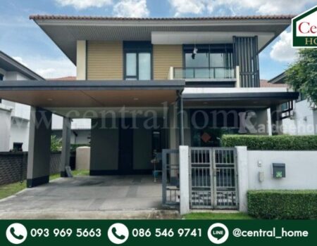 บ้านเดี่ยว เศรษฐสิริ วงแหวน – ลำลูกกา สไตล์โมเดิร์น พร้อมอยู่