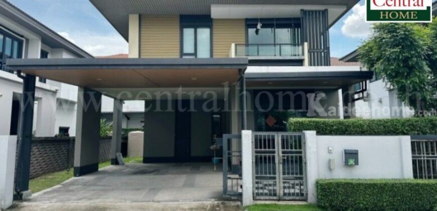 บ้านเดี่ยว เศรษฐสิริ วงแหวน – ลำลูกกา สไตล์โมเดิร์น พร้อมอยู่