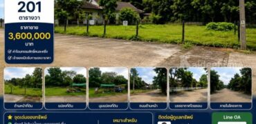 ที่ดินทำเลศักยภาพ ใกล้แม่น้ำกก พร้อมสร้างบ้าน อำเภอเมือง เชียงราย พื้นที่ 201 ตร.ว.