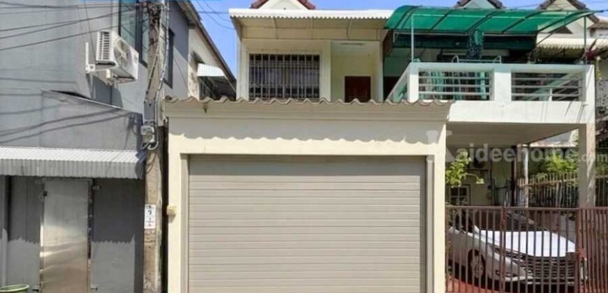 ขาย!! ทาวน์เฮ้าส์ 2 ชั้น ซอยประชาอุทิศ12 แยก1 (ขนาด 22 ตร.ว.) ถนนประชาอุทิศ ราษฏร์บูรณะ กทม.