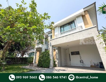 บ้านเดี่ยว เพอร์เฟค มาสเตอร์พีซ เลคไซด์ รังสิต หลังมุม ถูกสุดในโครงการ